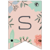 Wilde | Woodland Boho thema eerste verjaardag Vlaggetjes (Eerste vlag)