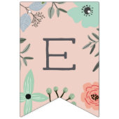 Wilde | Woodland Boho thema eerste verjaardag Vlaggetjes (Derde vlag)