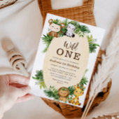 WILDE | Woodland oerwoud verjaardagsuitnodiging Kaart