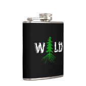 Wilde wortels buitenshuis heupfles (Rechts)