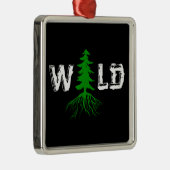 Wilde wortels buitenshuis metalen ornament (Rechts)