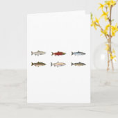 Wilde zalm kaart (Gele Bloem)