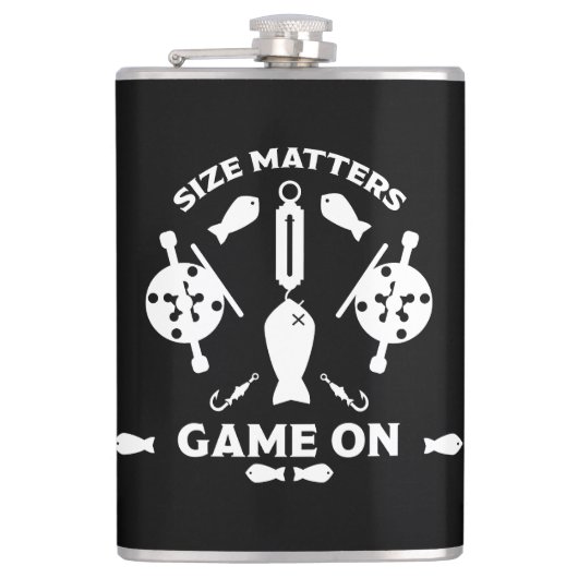 Wilde zalm Vist Heupfles (Voorkant)