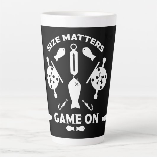 Wilde zalm Vist Latte Mok (Voorkant)