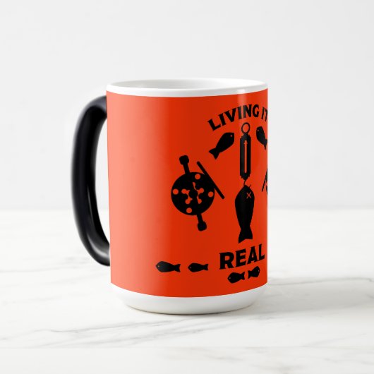 Wilde zalm Vist Magische Mok (Voorkant links)