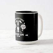 Wilde zalm Vist Tweekleurige Koffiemok (Voorkant rechts)