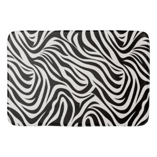 Wilde zebra badmat