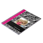 Wilde Zebra-Notitieboek Notitieboek (Linkerzijde)