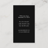 Wilde Zebra Professional Visitekaartjes (Achterkant)