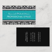 Wilde Zebra Professional Visitekaartjes (Voorkant / Achterkant)