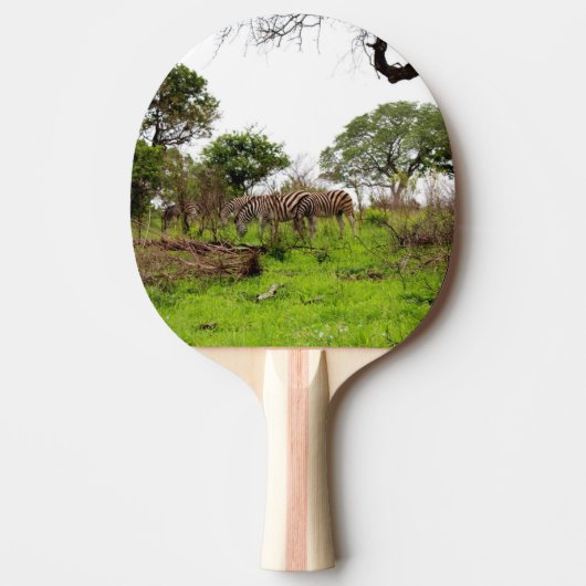 Wilde Zebra Tafeltennisbatje (Voorkant)