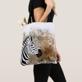 wilde zebra tote bag (Dichtbij)