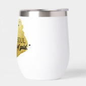 "Wilde ziel met een vleugje goud." (Links)