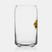 "Wilde ziel met een vleugje goud." Blikvorm Glas (Links)