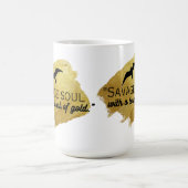 "Wilde ziel met een vleugje goud." Magische Mok (Midden)