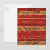 Wilde Zigeuner Mustangs Briefkaart (Voorkant / Achterkant)