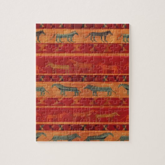 Wilde Zigeuner Mustangs Legpuzzel (Verticaal)