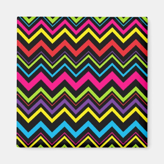 Wilde Zigzaggen Magneet (Voorkant)