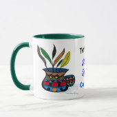 Wilde zijpunten mok (Links)