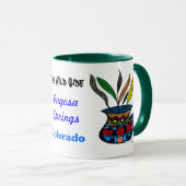 Wilde zijpunten mok (Voorkant rechts)