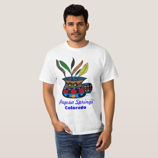 Wilde zijpunten t-shirt (Voorkant volledig)