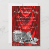 Wilde zilver-schoen op alle vrouwen kaart (Voorkant)