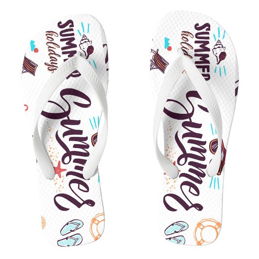 Wilde zomer teenslippers