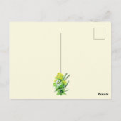 Wilde zomerbloemen dank je kaart (Achterkant)