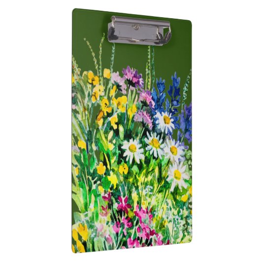 Wilde zomerbloemen klembord (Rechts)