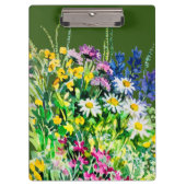 Wilde zomerbloemen klembord (Voorkant)