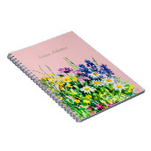 Wilde zomerbloemen notitieboek (Rechterzijde)
