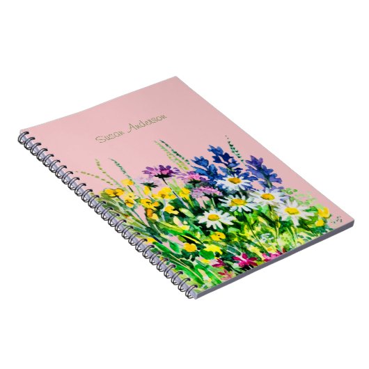 Wilde zomerbloemen notitieboek (Rechterzijde)