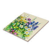 Wilde zomerbloemen tegeltje (Zijkant)