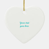 Wilde zonnebloem op maat gemaakt ornament (Achterkant)