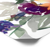 Wilde zonnebloem Welkomstteken Wuwelijk Poster (Hoek)