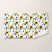 Wilde zonnebloemen bad handdoek (Handdoek)