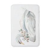 wilde zwaan badmat (Voorkant Verticaal)