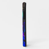 Wilde zwarte en Paarse alcoholinkt iPhone Case-Mate iPhone Case (Achterkant/links)