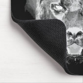 Wilde zwarte Jaguar Cat Eyes Muismatten (Hoek)