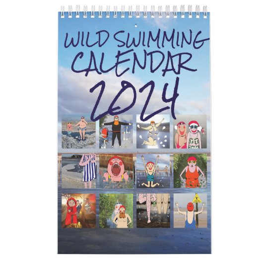 WILDE ZWEMKALENDER 2024 KALENDER (Hoes)