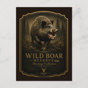 Wilde Zwijn Briefkaart