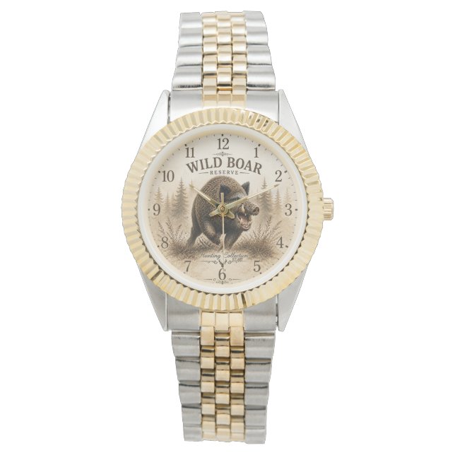 Wilde Zwijn Horloge (Voorkant)