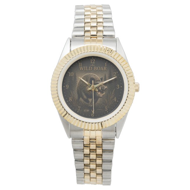 Wilde Zwijn Horloge (Voorkant)