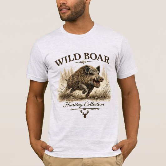 Wilde Zwijn T-shirt (Voorkant)
