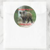 Wilde zwijnen van het zuiden, auteur R... Ronde Sticker (Tas)