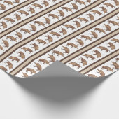 Wilde Zwijnstreep Cadeaupapier (Hoek)