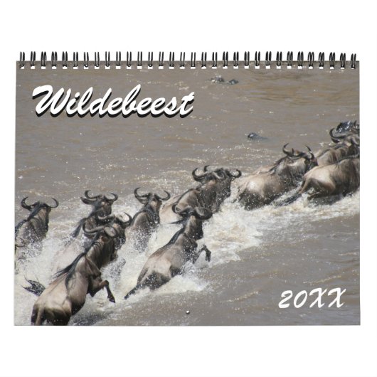 Wildebeest 2026 kalender (Hoes)