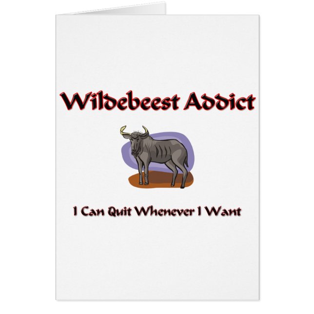Wildebeest Addict (Voorkant)