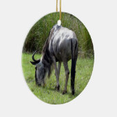 Wildebeest Backside Keramisch Ornament (Rechts)