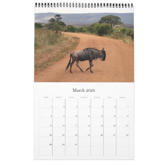 wildebeest kalender (Mar 2026)